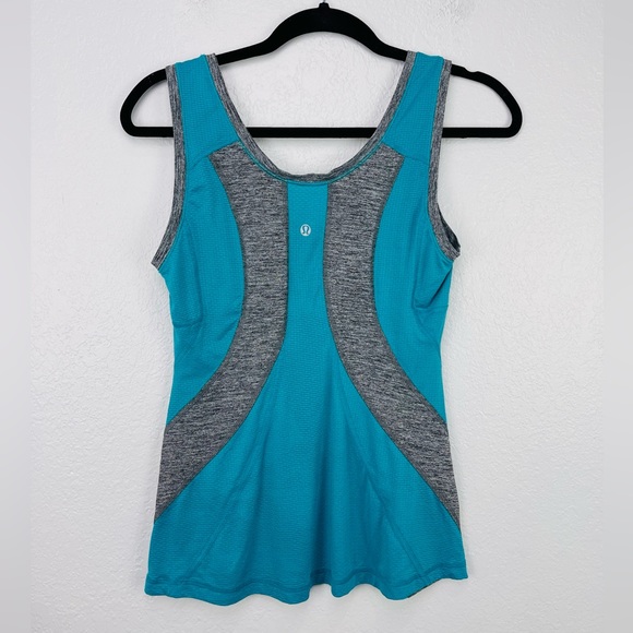 - Lululemon Recharge Blue Tank Top - Picture 4 of 6